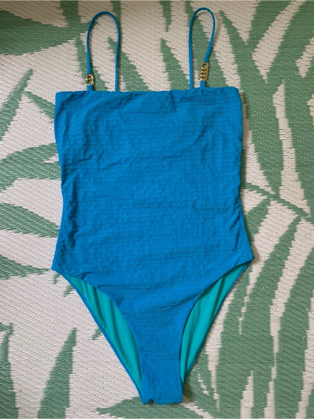 Caro Luna turquoise one piece swimsuit